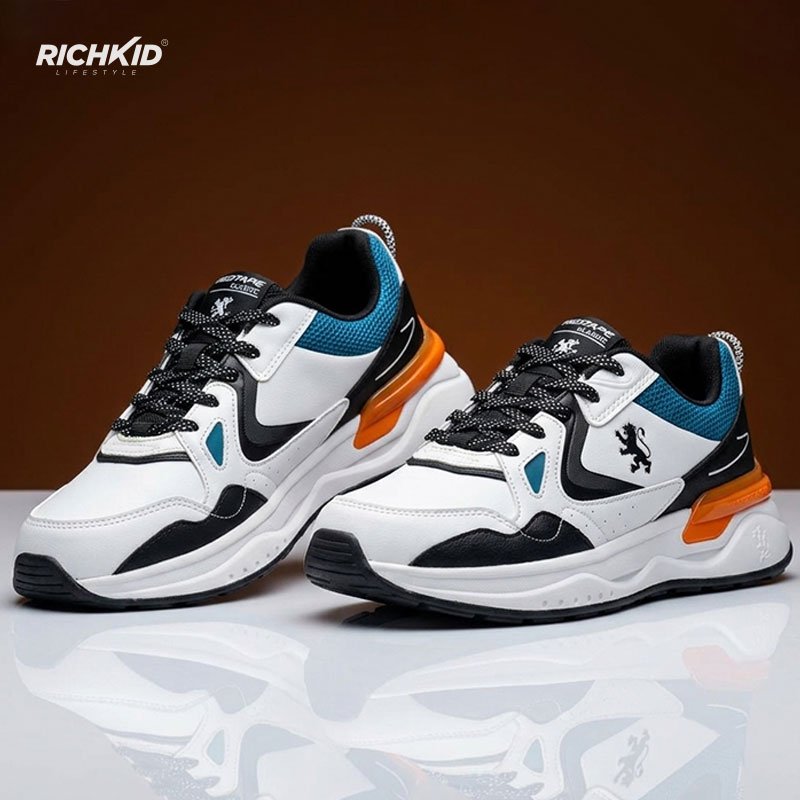 Light elegant shoes OrangeBlack - Image 2