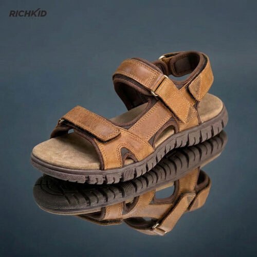 Premium belt sandels brown