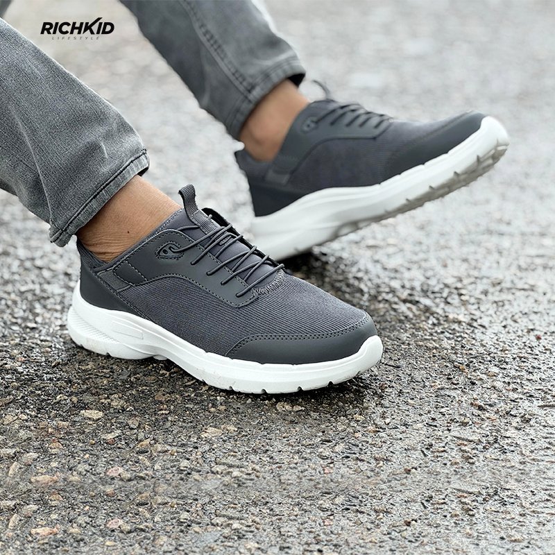 Finelook lace-free Sneakers Grey - Image 5