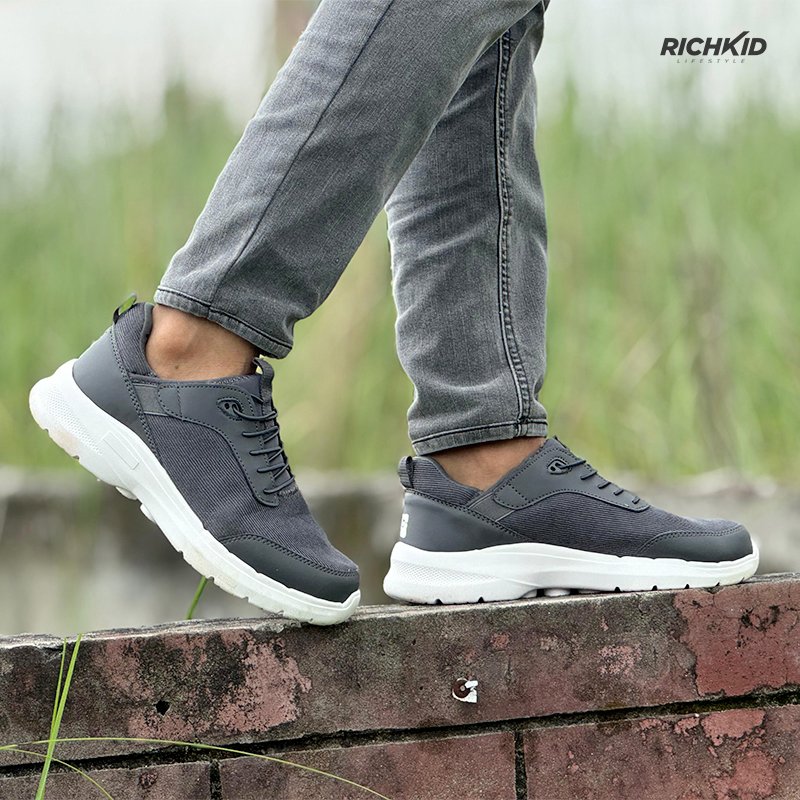 Finelook lace-free Sneakers Grey - Image 3