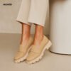 JENNY suede loafer beige