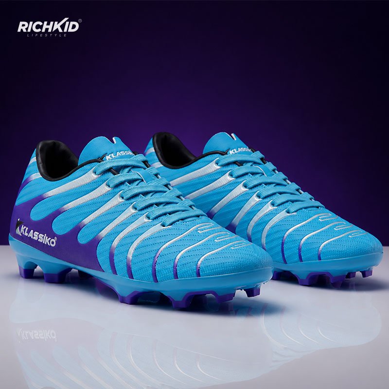 KLASSIKO Premium Soccer boot Blue - Image 4