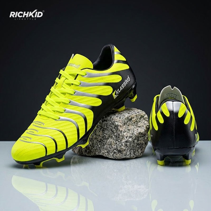 KLASSIKO Premium Soccer boot Yellow - Image 3