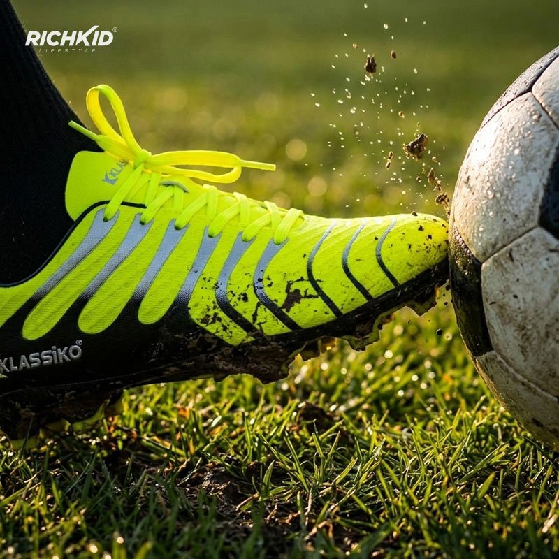 KLASSIKO Premium Soccer boot Yellow - Image 4