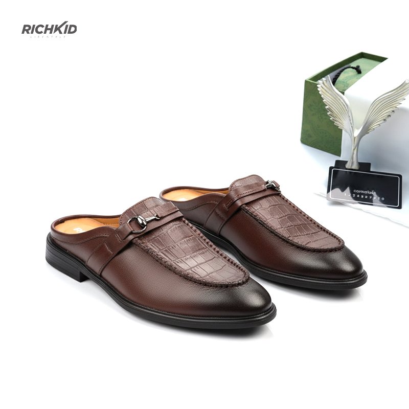 Richkid Half loafer Chocolate - Image 3
