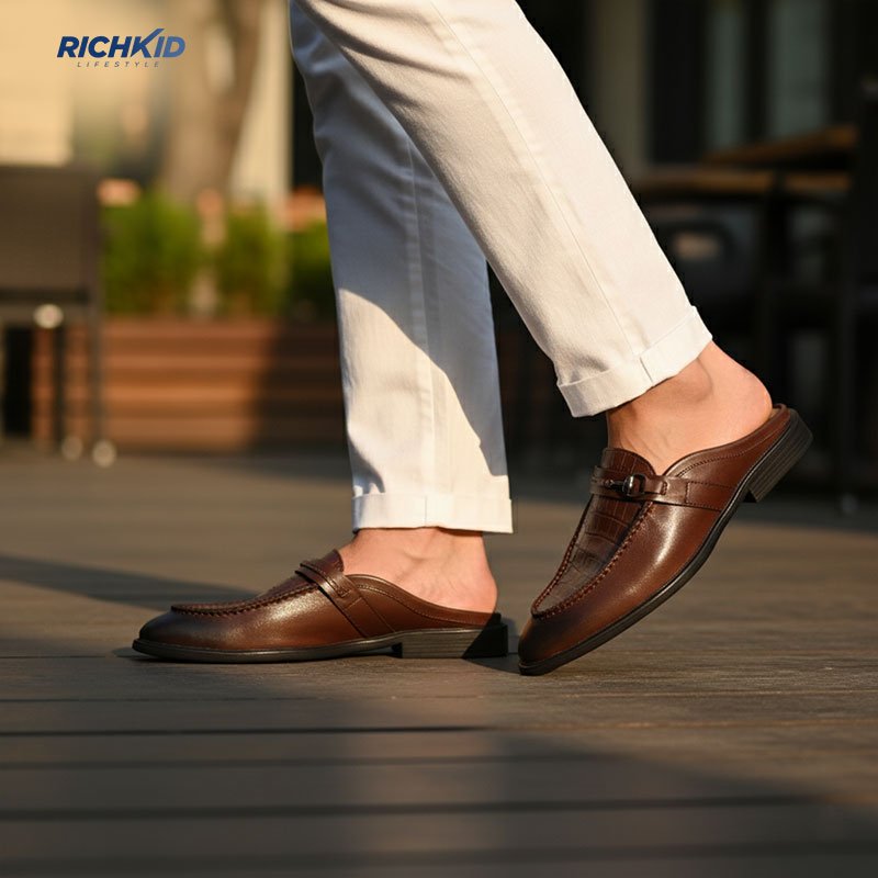 Richkid Half loafer Chocolate - Image 4