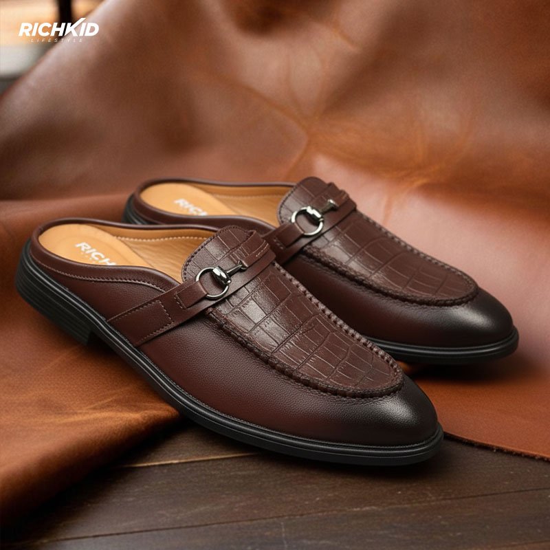 Richkid Half loafer Chocolate - Image 5