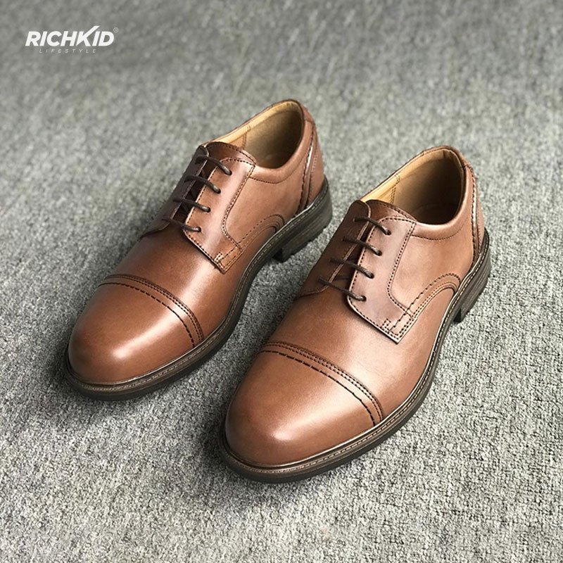 Cap toe Premium leather shoe - Image 3