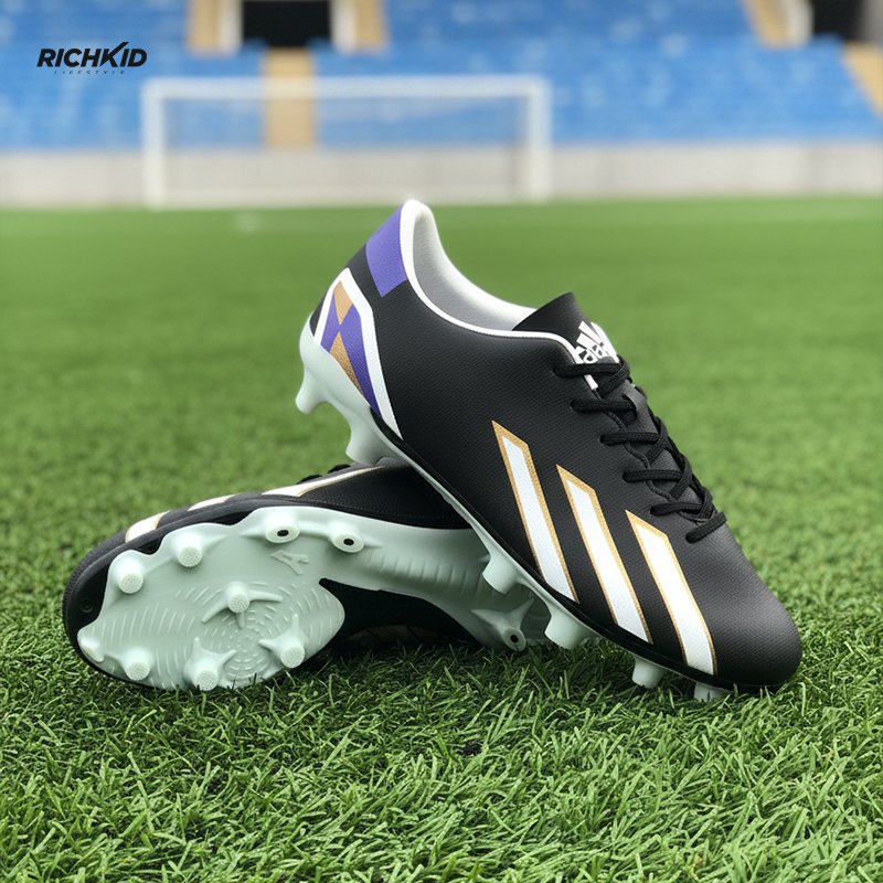 Soccer boot White Purple gold - Image 6