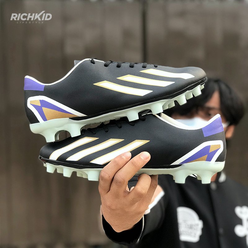 Soccer boot White Purple gold - Image 5