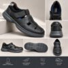 Clarks Cycle Shoes Plain Grey Black - Image 2