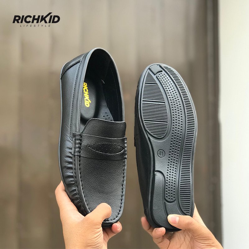 Richkid Premium Saddle Loafer Black