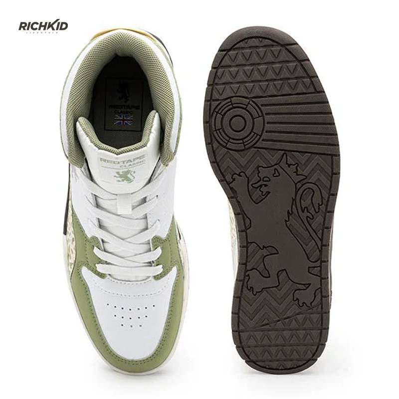 RT HighNeck olive white - Image 5