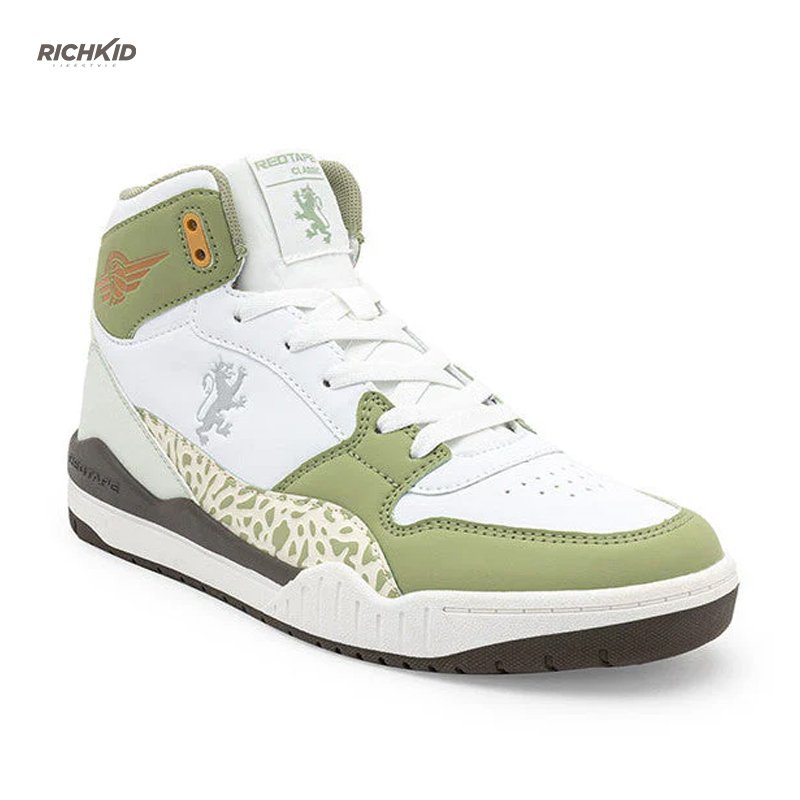 RT HighNeck olive white - Image 3