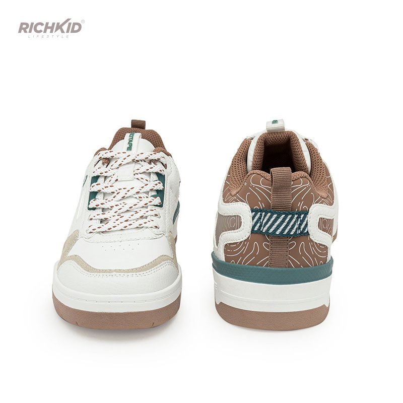Beige white Sneakers new - Image 3