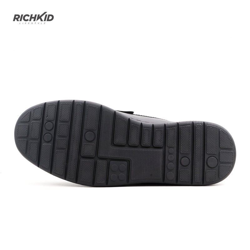 Casual Leather Loafer Full Black - Image 5