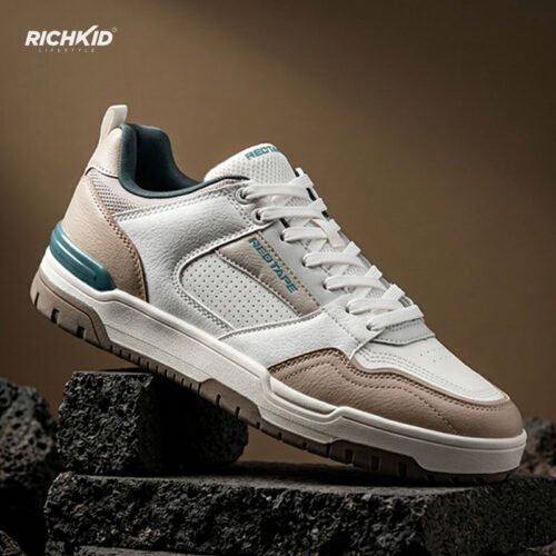 Men Lifestyle Sneakers Beige White