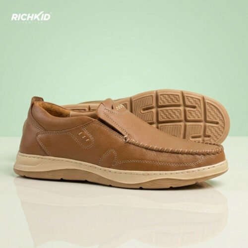 Casual Leather Loafer Brown