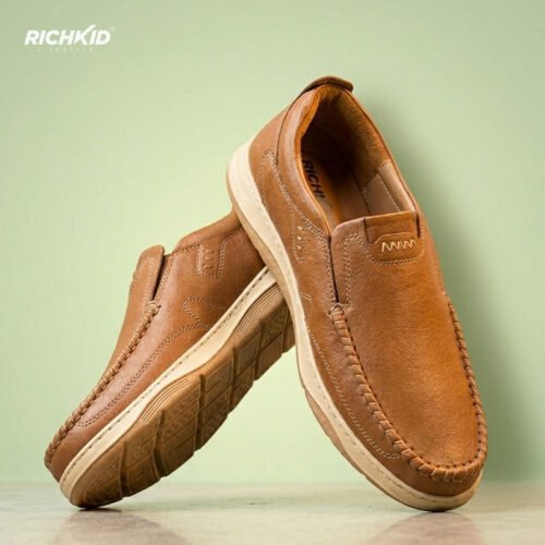 Casual Leather Loafer Brown