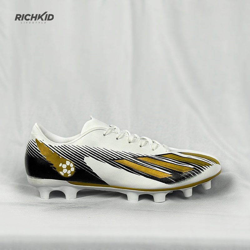 Soccer boot Gold white - Image 3