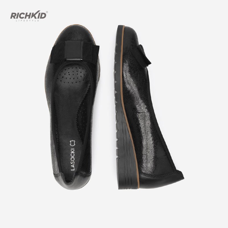Black Bow Pam Shoe - Image 2