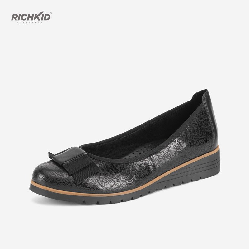 Black Bow Pam Shoe - Image 4