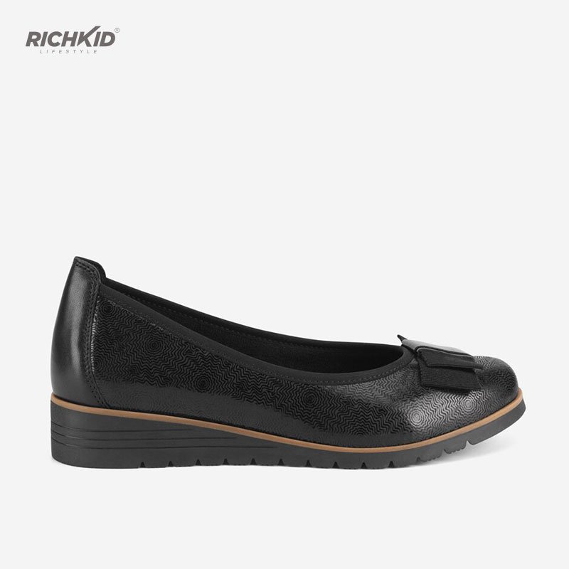 Black Bow Pam Shoe - Image 3