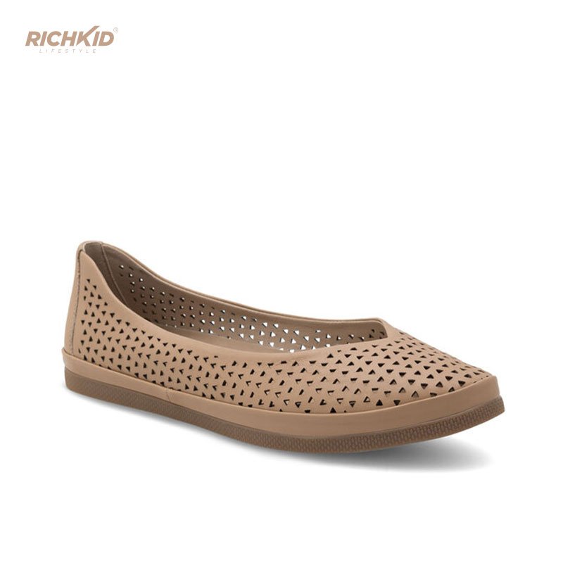 Beige Cutout Pam Shoe - Image 5