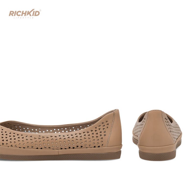 Beige Cutout Pam Shoe - Image 7