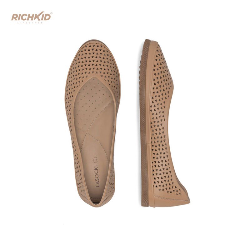 Beige Cutout Pam Shoe - Image 2