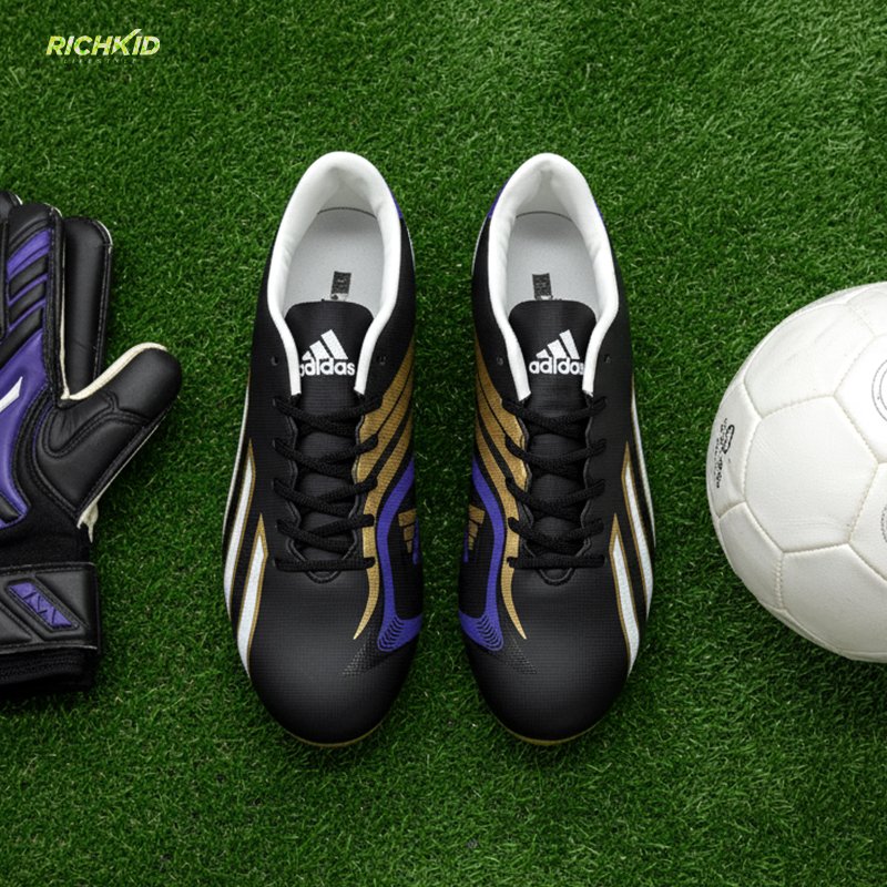 Soccer boot White Purple gold - Image 4