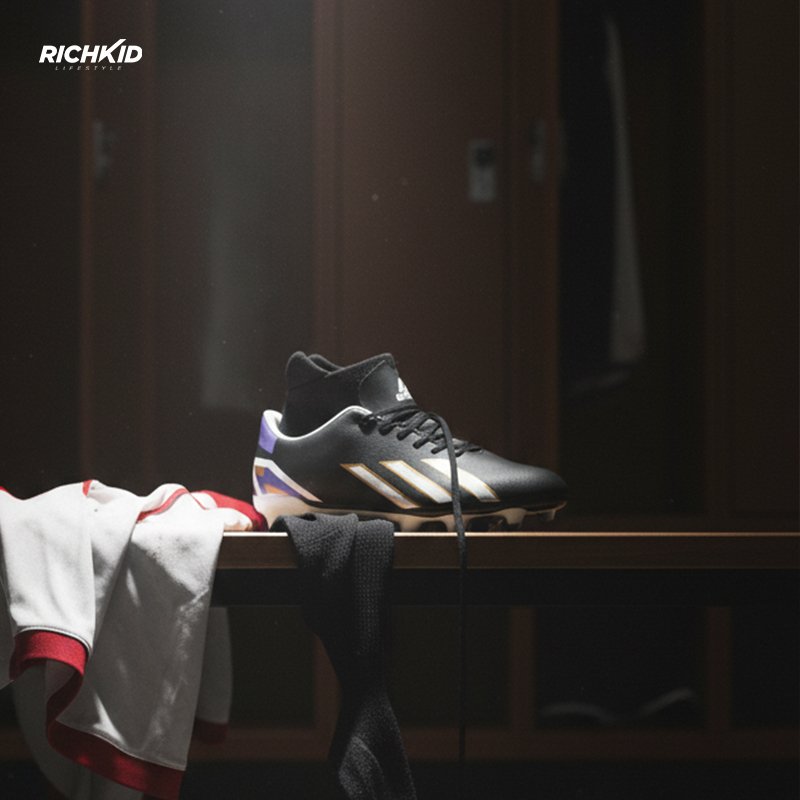 Soccer boot White Purple gold - Image 8