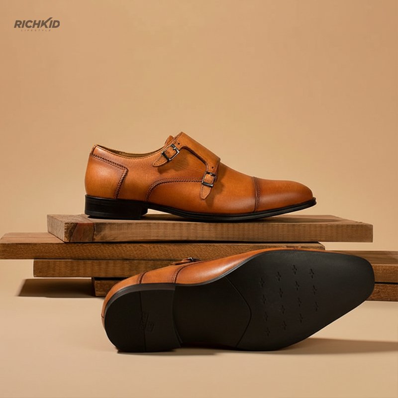 KH Monk strap shoe Brown - Image 2