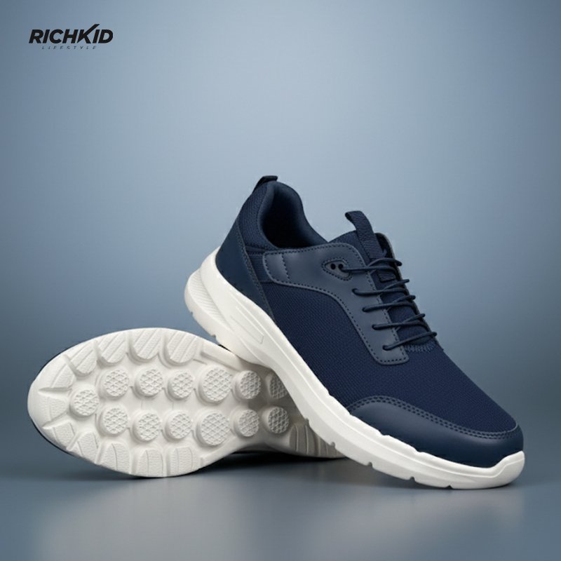 Finelook lace-free Sneakers Navy - Image 5