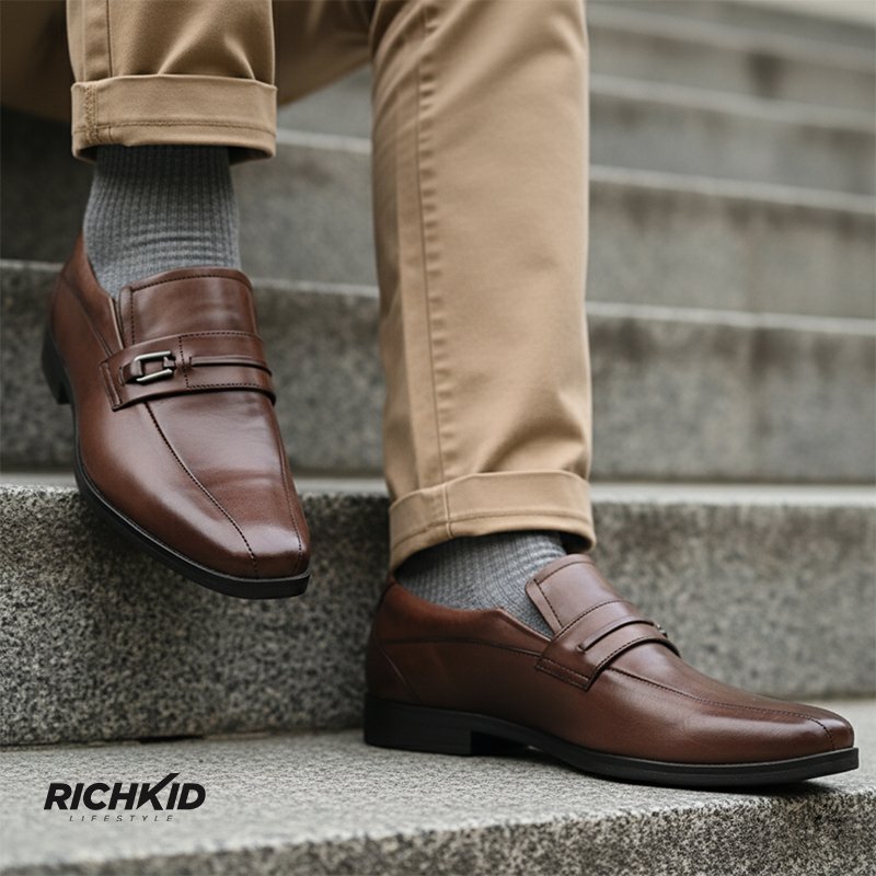 Prime Slip-On Formal shoe Wine - Image 4
