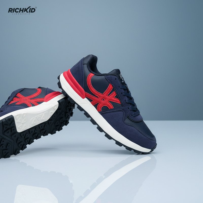 UCB Suede Lifestyle Sneakers Navy - Image 5