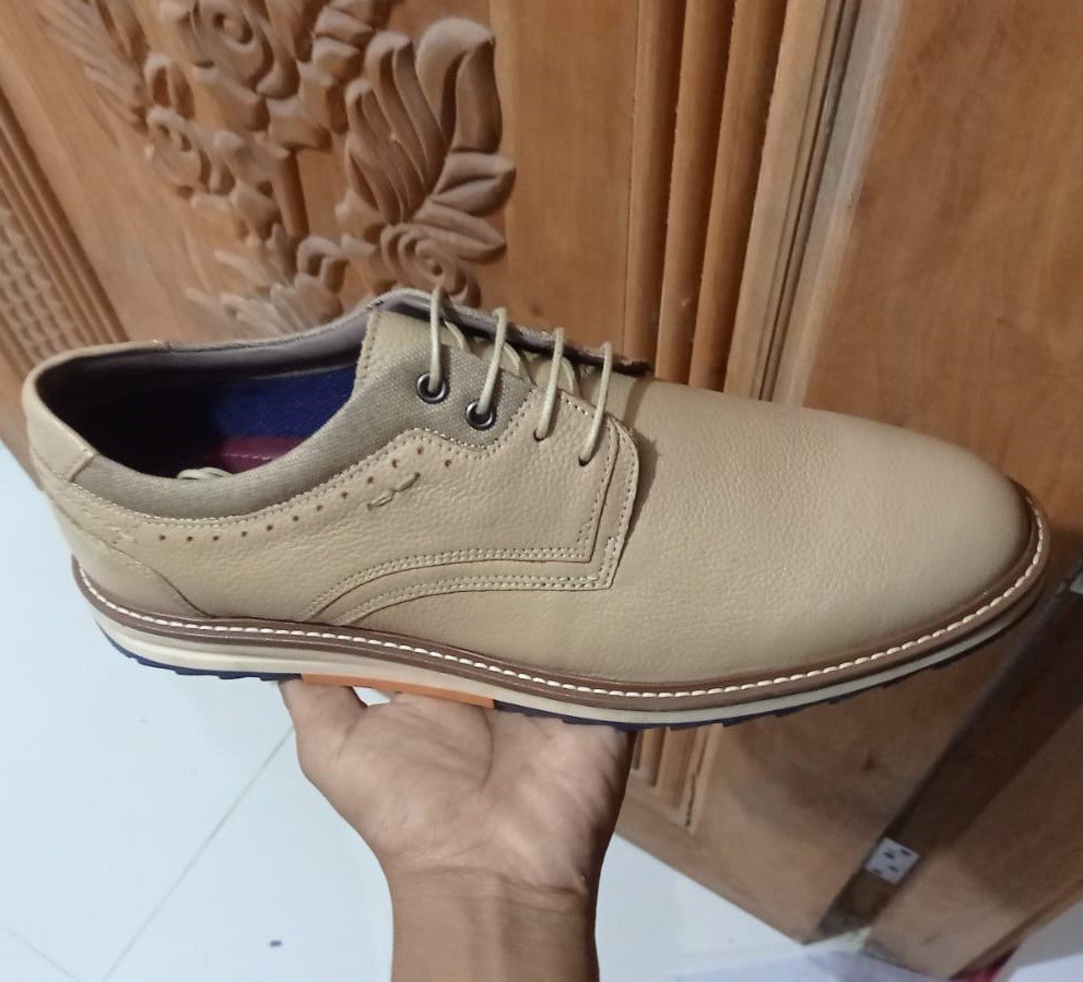 Classic Baige Derby Shoe