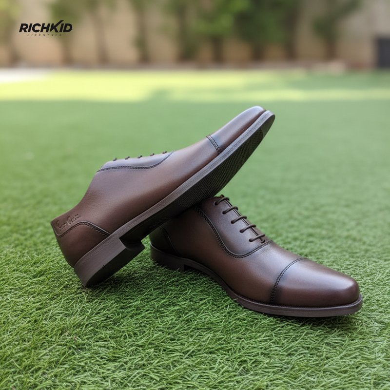 Cap-Toe Oxford Shoe Chocolate - Image 3