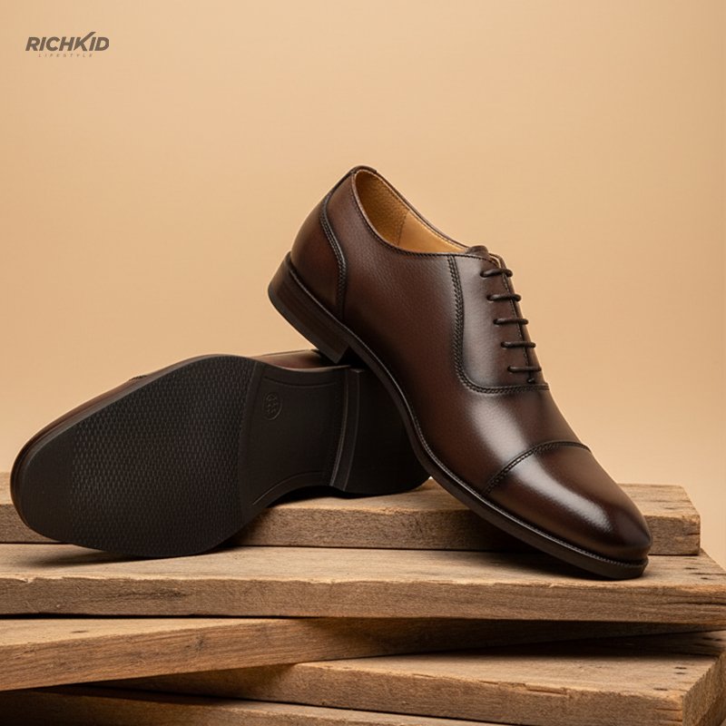 Cap-Toe Oxford Shoe Chocolate