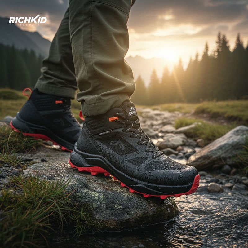 Crivit Waterproof Hiking Boot Black - Image 5