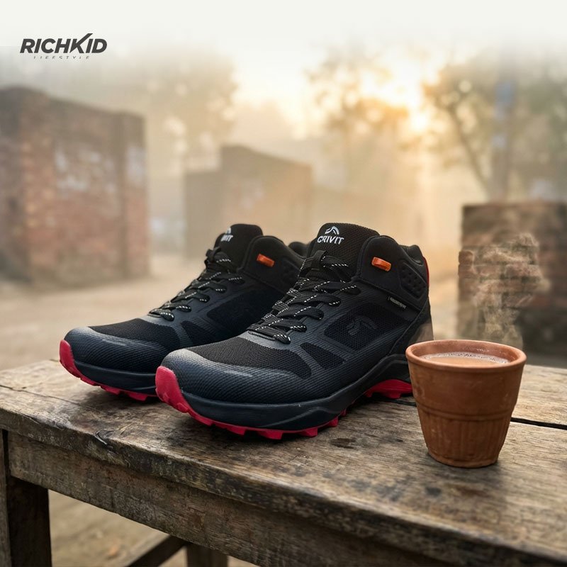 Crivit Waterproof Hiking Boot Black - Image 7