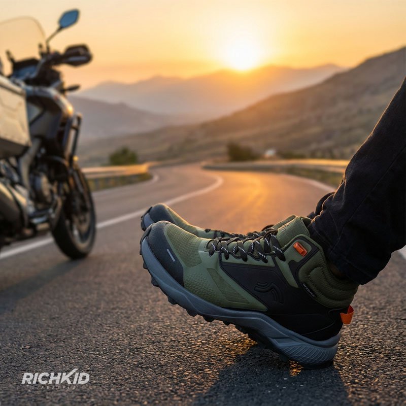 Crivit Waterproof Hiking Boot Olive - Image 5