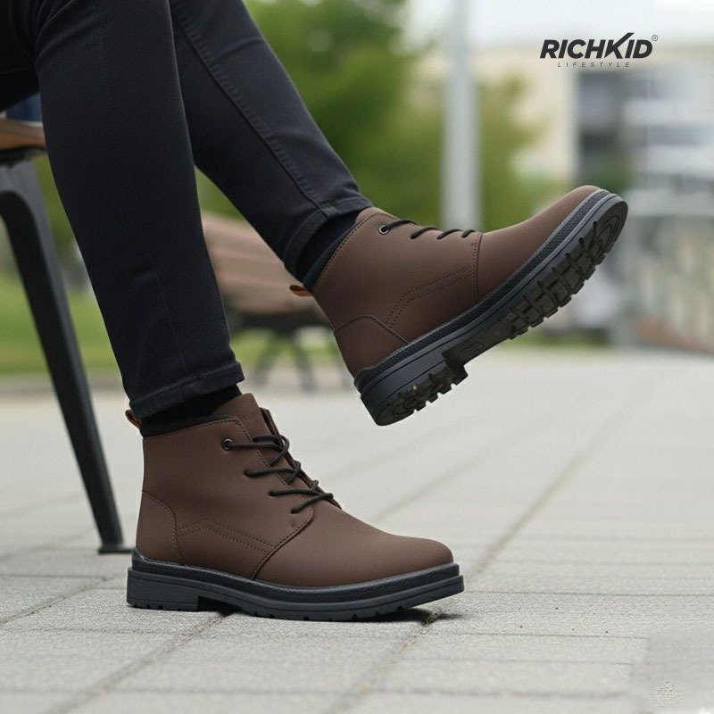 Esmara Ankle Boot Chocolate. - Image 4