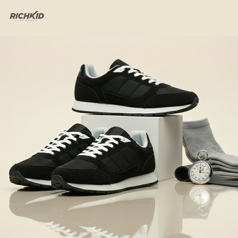 Black–White Casual Shoes - Image 6