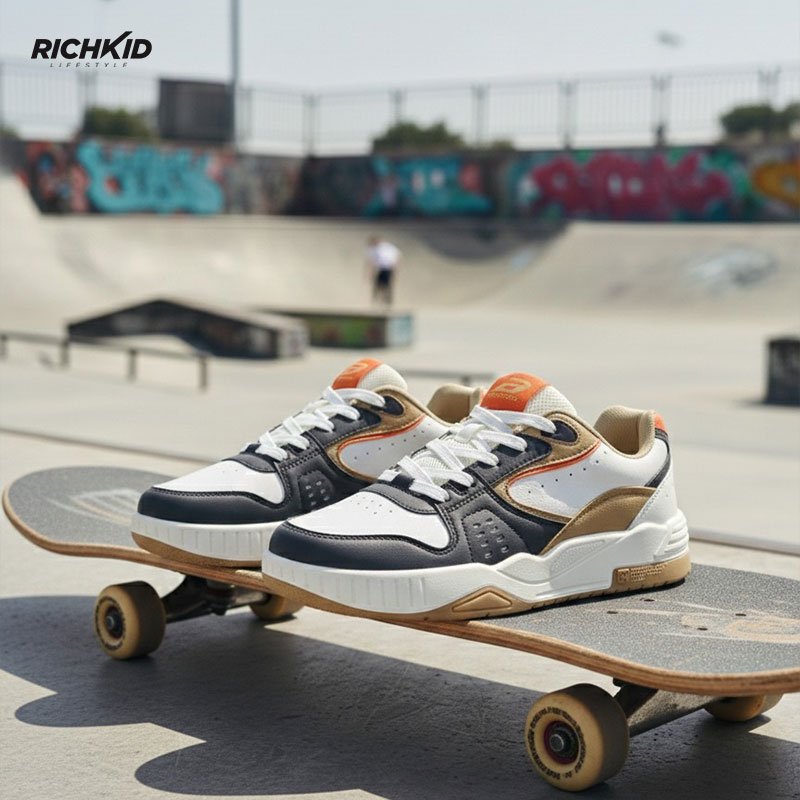 BondStreet Sneakers Coffee Orange - Image 4