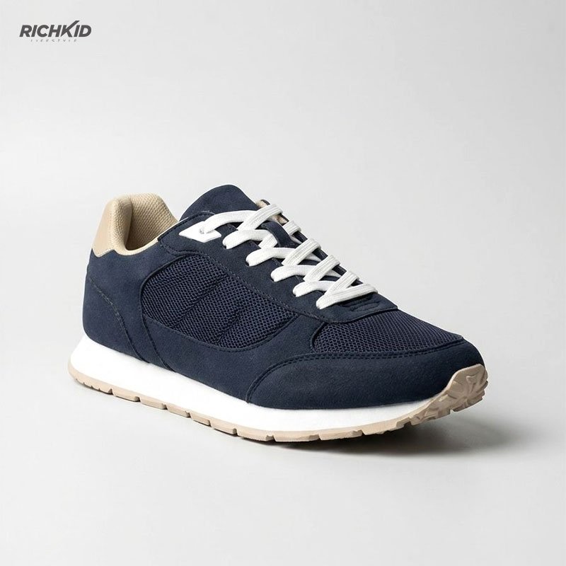 Beige–Navy Casual Shoes - Image 5