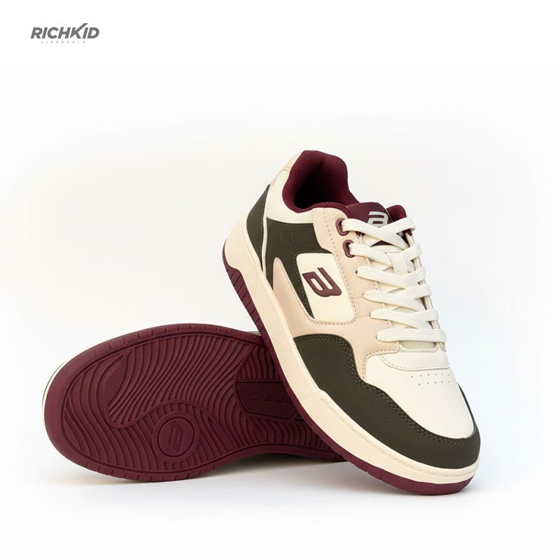 Olive Maroon BondStreet Sneakers - Image 2