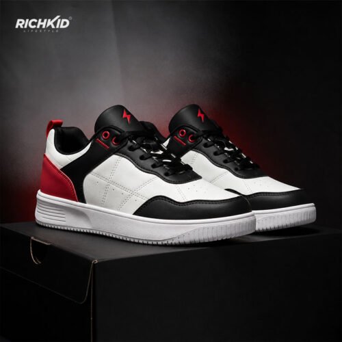 Red Black Kids Shoes