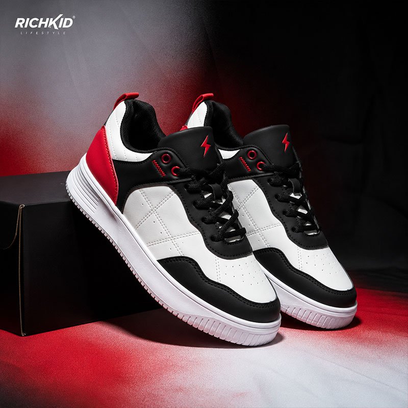 Red Black Kids Shoes - Image 2