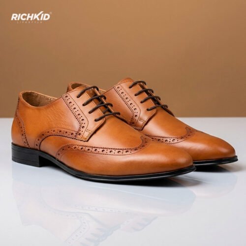 Brogue Tan Brown formal Shoes